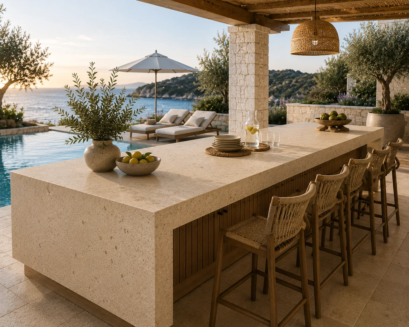 Limestone Countertops