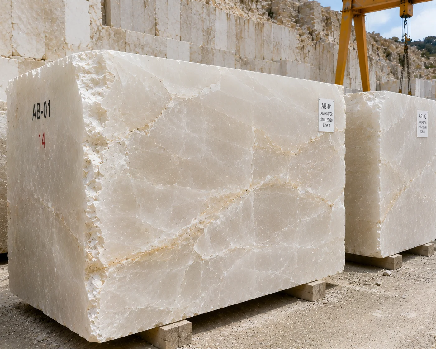 Alabaster Blocks