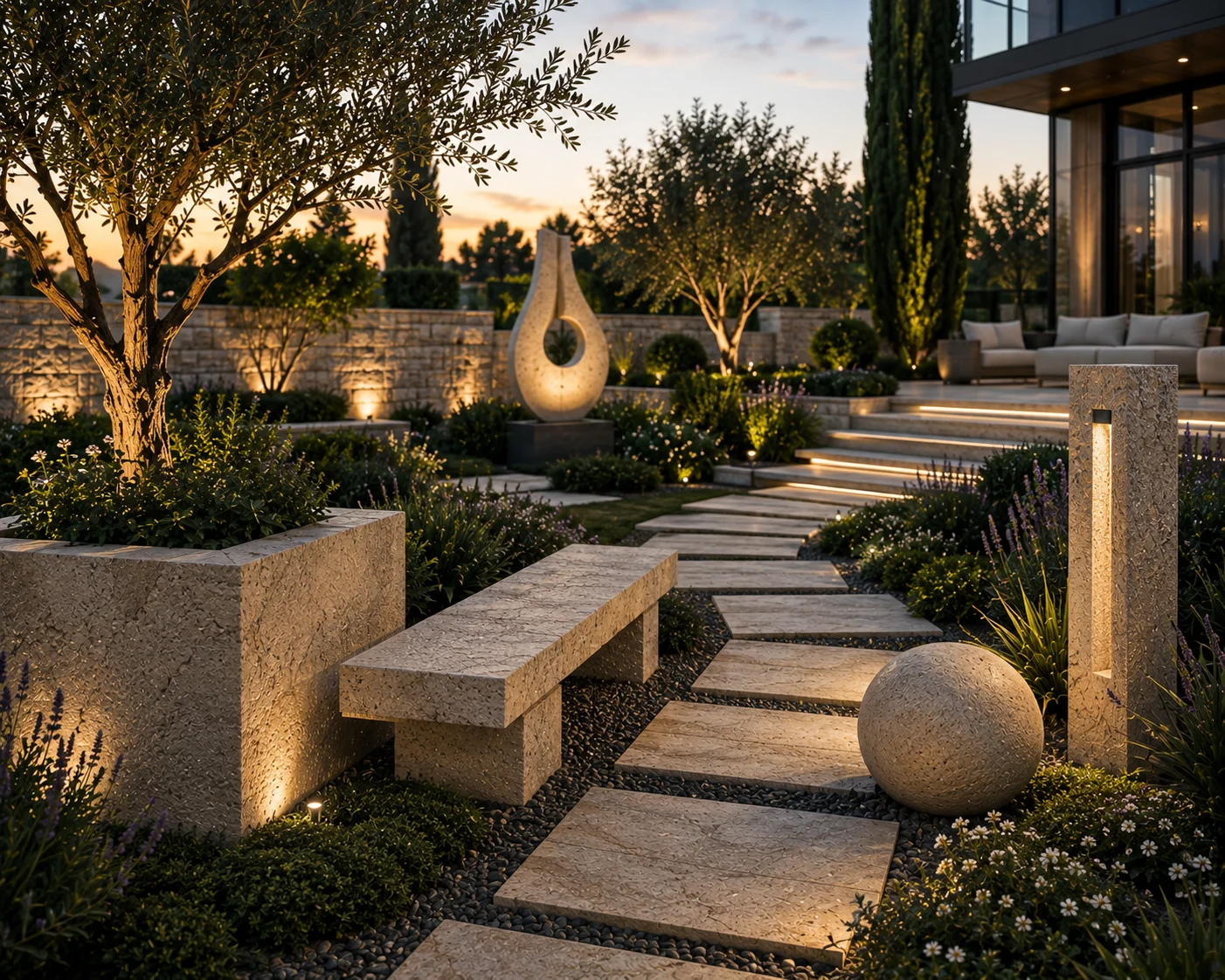 Stone Garden Features